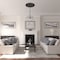 Ekena Millwork Melonie Ceiling Medallion (Fits Canopies up to 6 1/4"), Hand-Painted Jet Black, 36 1/4"OD x 1 7/8"P CM36MEBLF - alternate 4